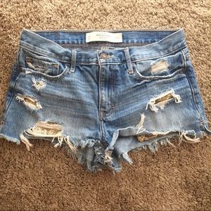 Abercrombie & Fitch Distressed Shorts